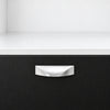 Alacena de Cocina 7 Puertas y 1 Gaveta con Nicho para Microondas – 171 x 124 cm - Negro/Blanco
