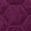 Set de 2 Tapetes de Baño Memory Foam Galesville – Antideslizantes para Ducha e Inodoro - Morado