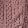 Cobija Tejida Tipo Franela 220x220cm – Modelo Roma Collection | Ultra Suave 1140g | Varios Colores (Gris) - Rosa_Vieja