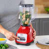 Licuadora Oster® 800W, 2 velocidades + pulso, vaso de plástico 1.25L - Rojo