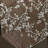 Protector para Sofá Reversible 3 Piezas Scarlett Classics Argos – Microfibra Antimanchas para Sillón, Loveseat y Sofá - Chocolate Floral