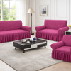 Juego de Forro para Muebles 3+2+1 con Revuelo BELIZE Collection - Rosa Mauv