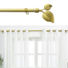 Galería para Cortina Ajustable NIKKY (3 Medidas) - Dorado