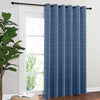 1 Panel Cortina Blackout con Aros 137x229 cm | LINA – Scarlett Classics (Vino) - Azul Navy