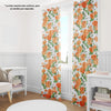 1 Panel de Cortina Blackout con Ojal Louisville – Decorativa, Aislante de Luz y Ruido – 137x213 cm - Naranja