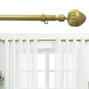 Galería para Cortina Ajustable ROSE (3 Medidas) - Dorado