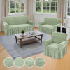 Juego de Forro para Muebles 3+2+1 con Revuelo BELIZE Collection - Verde Menta