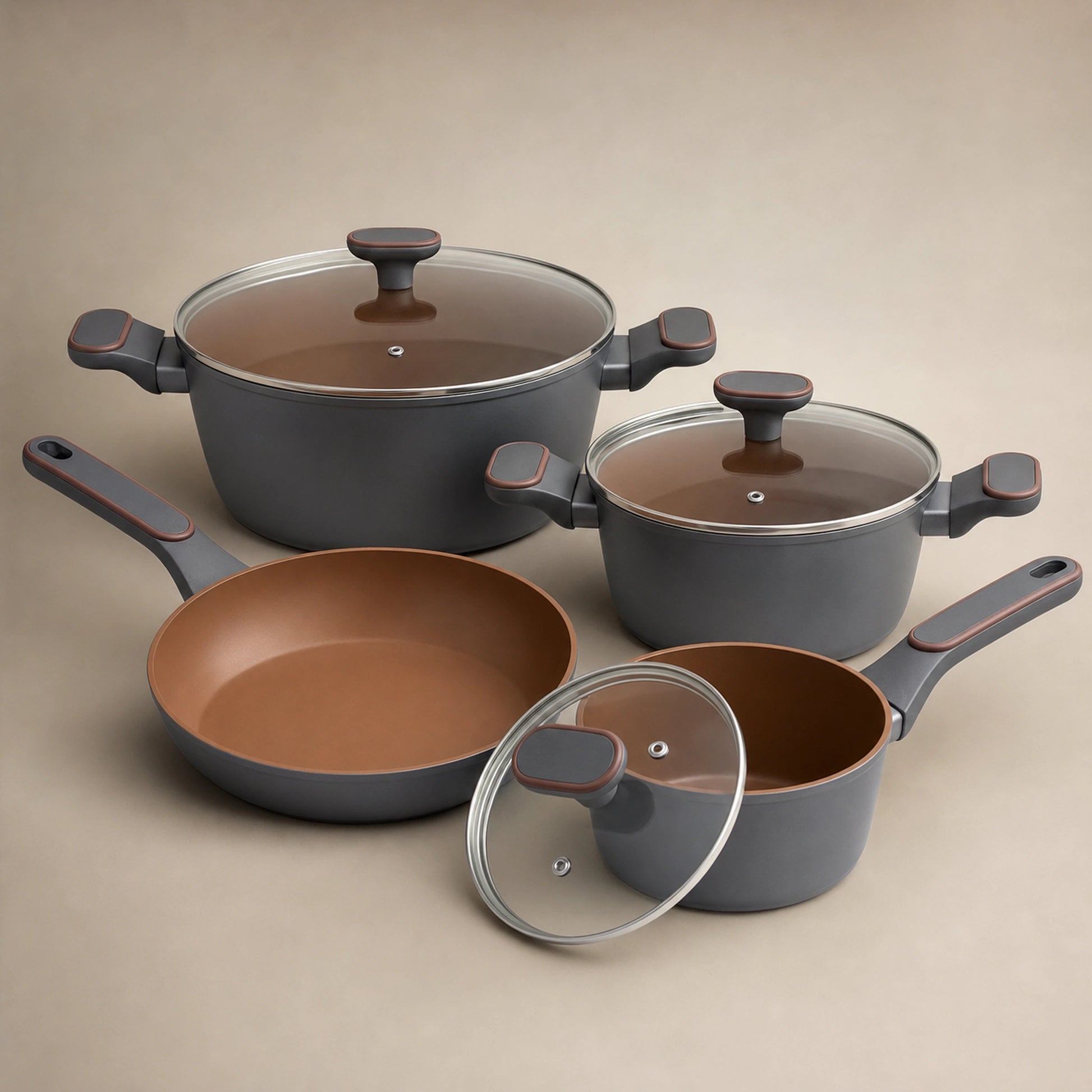 Batería de cocina MODERN Collection de 7 piezas, vista principal