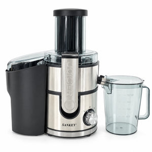 Extractor de jugos centrífugo Sankey XJ-8505 de acero inoxidable con jarra de 1.1 L