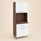 Gabinete de cocina en Chocolate y Blanco, vista principal