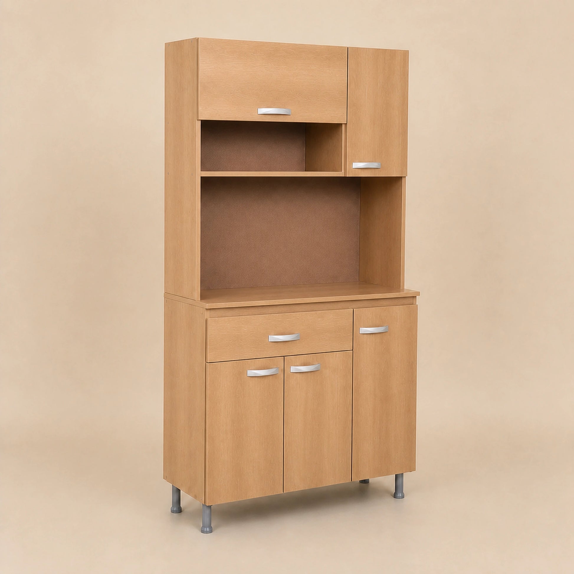 Gabinete de cocina grande en Madera Beige, vista principal