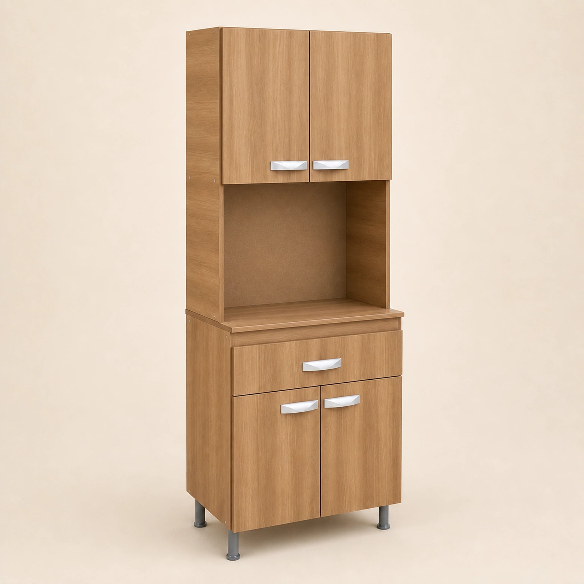 Gabinete de cocina en Madera Beige, vista principal