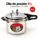 Olla de presión de aluminio de 9 litros – vista principal