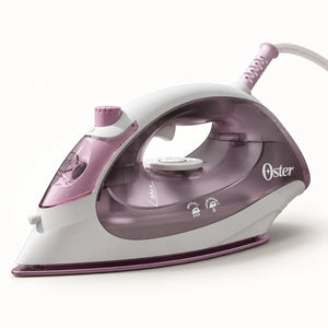 Plancha de vapor compacta rosada – vista principal