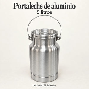 Lechero de aluminio Alinter de 5 litros, vista de portada