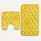 Set de 2 Tapetes de Baño Memory Foam Galesville – Antideslizantes para Ducha e Inodoro