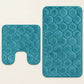 Set de 2 Tapetes de Baño Memory Foam Galesville – Antideslizantes para Ducha e Inodoro
