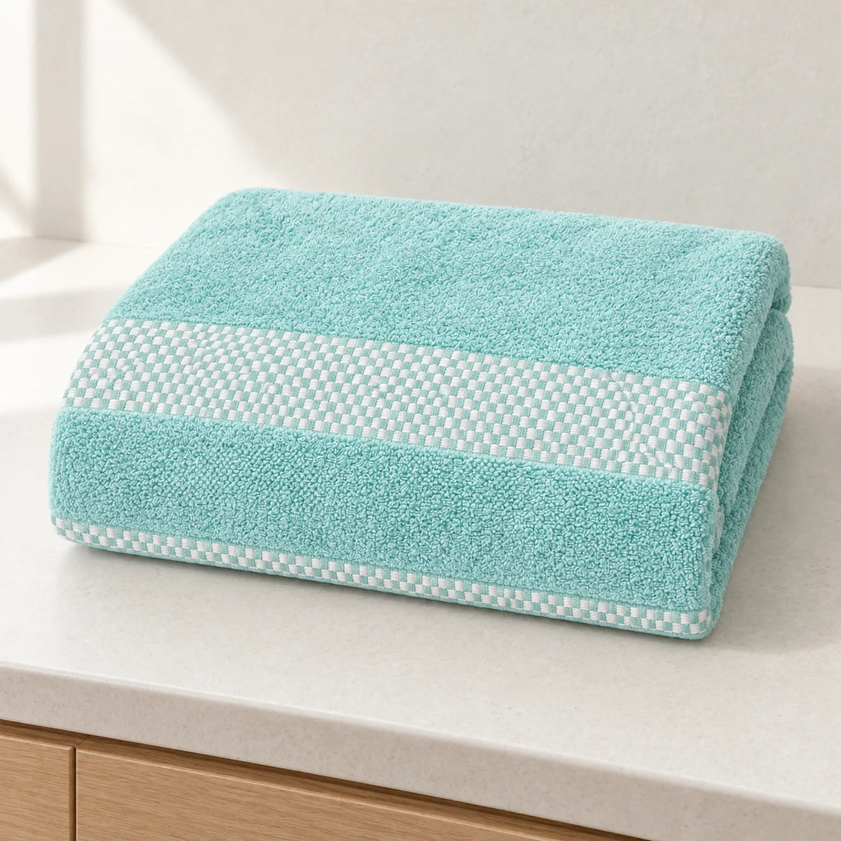 Toalla de baño Hilasal Egyptia color menta