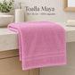 Pack de 12 Toallas Maya, variante Surtido Pastel, toalla color rosa, portada