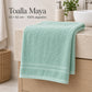 Pack de 12 Toallas Maya, variante Surtido Pastel, toalla color verde menta, portada