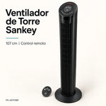 Ventilador de torre Sankey FN-40T01BR color negro, vista principal
