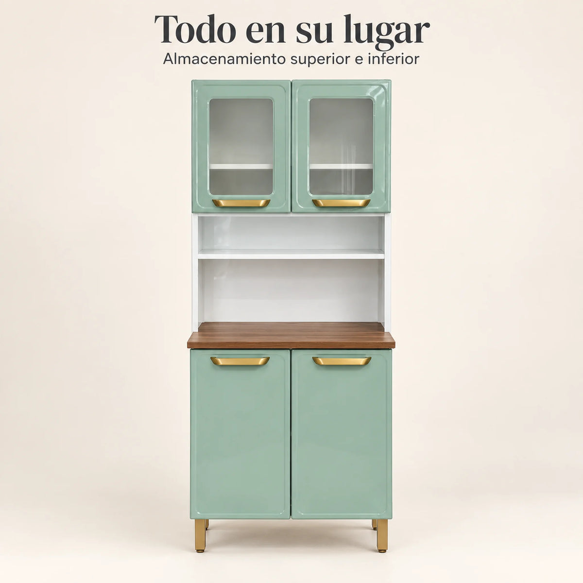 Alacena de Cocina Bertolini 2x1, vista frontal