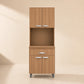 Gabinete de cocina en Madera Beige, vista frontal