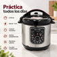 Olla de presión eléctrica multifuncional 6 en 1 de 6 litros – características: 6 litros, 1000 W, control mecánico