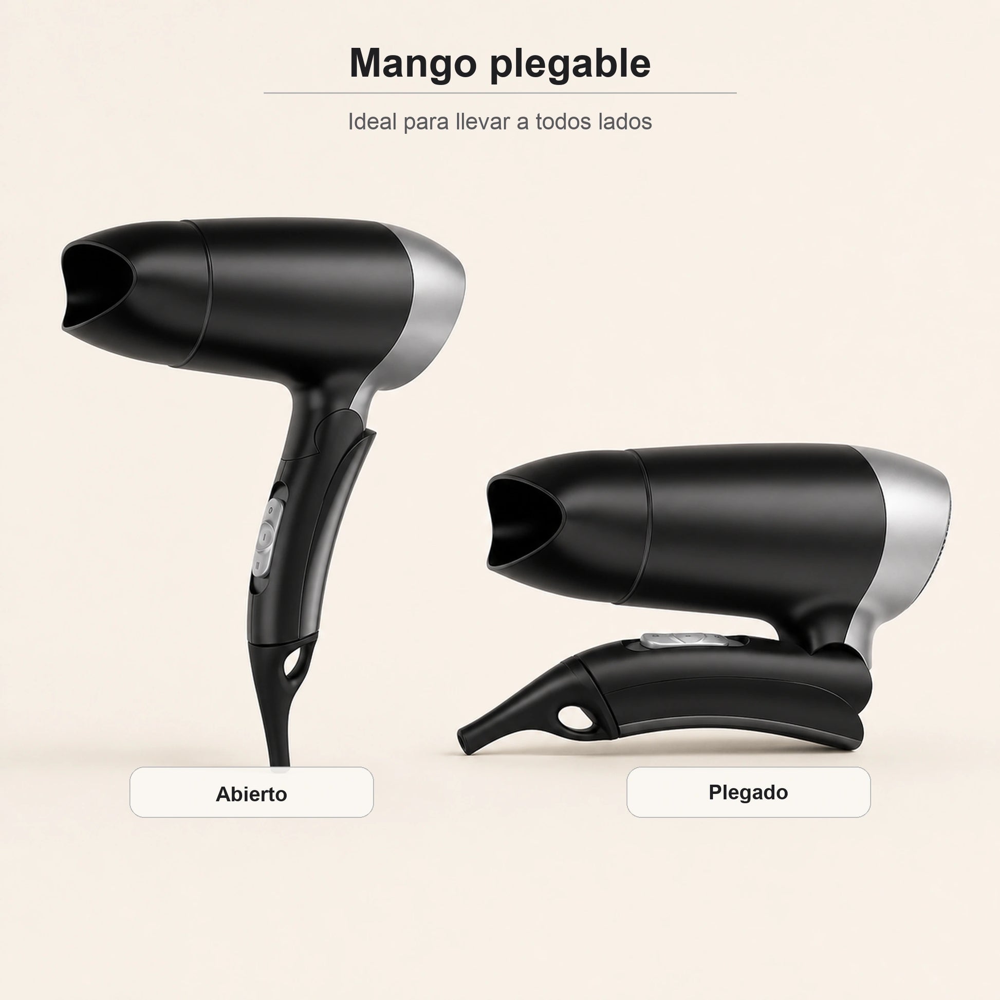 Secador de viaje Remington D2400 con mango plegable