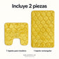 Set de 2 Tapetes de Baño Memory Foam Galesville – Antideslizantes para Ducha e Inodoro