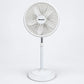 Ventilador de pedestal blanco de 18 pulgadas – vista frontal