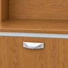Alacena de Cocina 7 Puertas y 1 Gaveta con Nicho para Microondas – 171 x 124 cm - Roble Miel