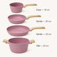 Medidas de las piezas de la batería de cocina Rosa: 16, 20 y 24 cm