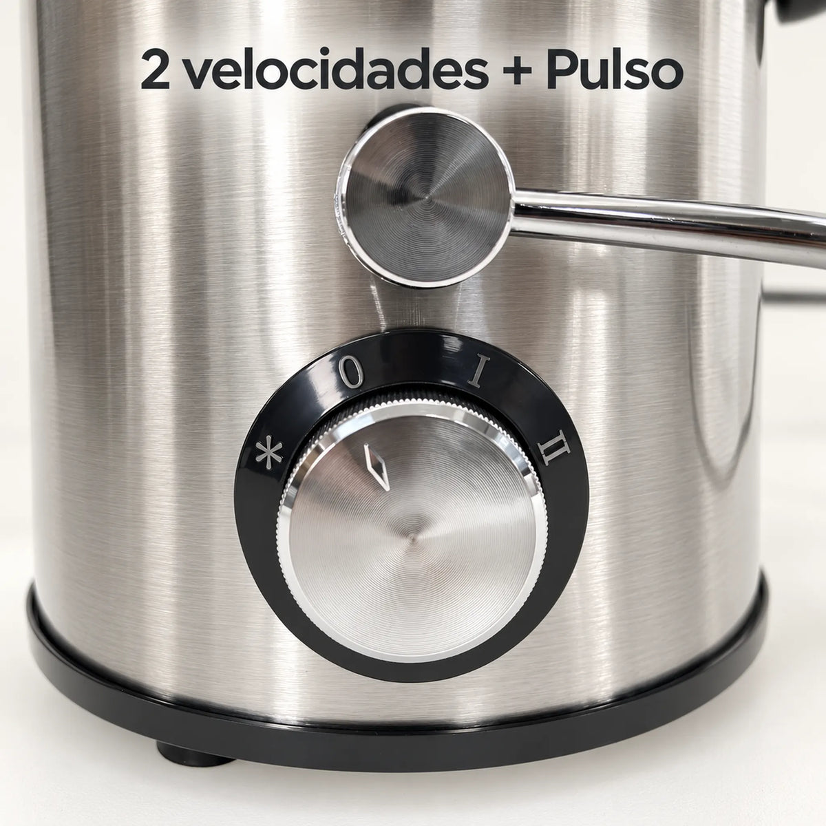 Perilla de 2 velocidades + pulso del extractor de jugos Lotus