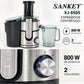 Motor de 800 W y perilla de 2 velocidades con luz LED del extractor Sankey XJ-8505