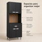 Gabinete de cocina en Negro: espacios de organización