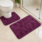 Set de 2 Tapetes de Baño Memory Foam Galesville – Antideslizantes para Ducha e Inodoro
