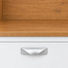 Alacena de Cocina 7 Puertas y 1 Gaveta con Nicho para Microondas – 171 x 124 cm - Blanco/Roble Miel