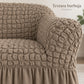 Set de cobertores Versalles color Taupe, detalle de la textura burbuja