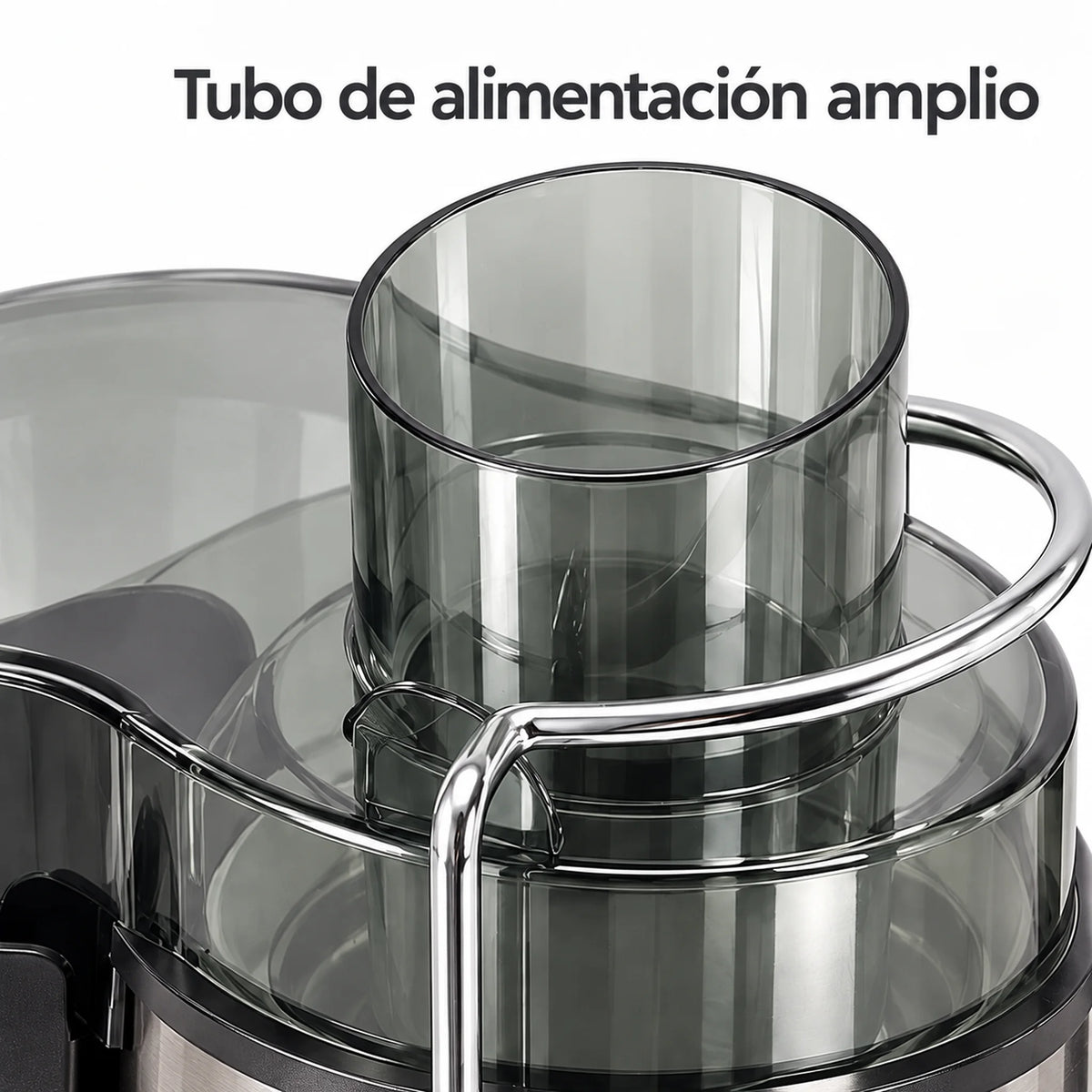 Tubo de alimentación amplio del extractor de jugos Lotus