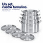 Juego de ollas de aluminio Alinter apiladas