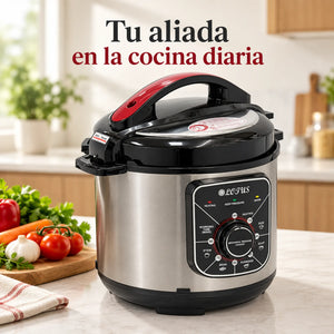 Olla de presión eléctrica multifuncional 6 en 1 de 6 litros – en la cocina de uso diario