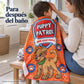Pack de 12 Toallas Infantiles, diseño Puppy Patrol usado después del baño
