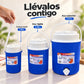 Set de 3 termos para líquidos color azul – asas y correa para transportar