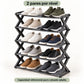 Zapatera de 5 niveles color gris – capacidad: 2 pares de calzado adulto por nivel