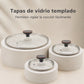 Tapas de vidrio templado de las ollas de la batería de cocina MODERN Collection