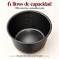 Olla de presión eléctrica multifuncional 6 en 1 de 6 litros – olla interior antiadherente de 6 litros