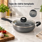 Tapa ventilada de vidrio templado de la sartén Oster