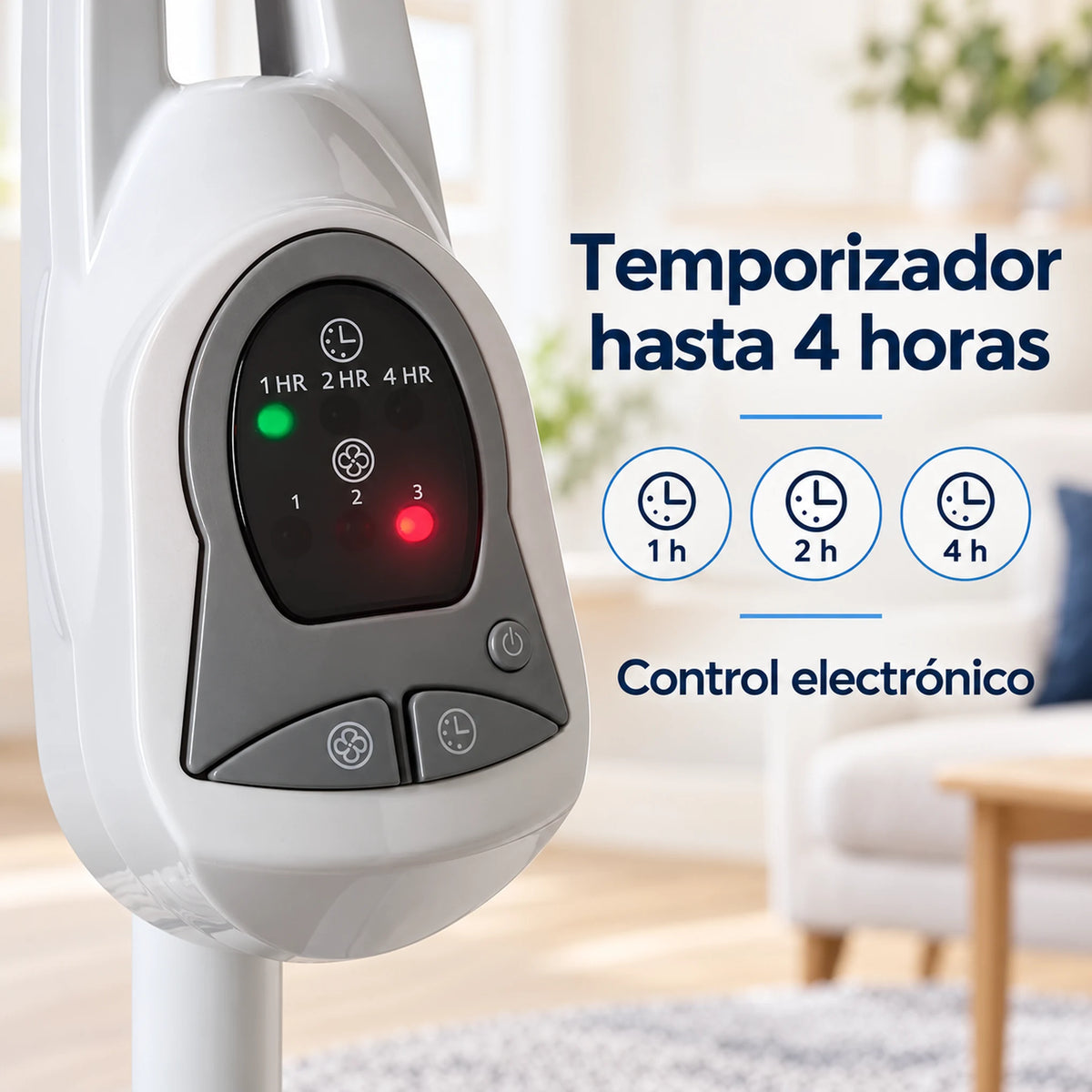 Ventilador de pedestal Lasko 18 pulgadas con control remoto – temporizador de hasta 4 horas