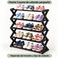Zapatera de 5 niveles color negro – hasta 3 pares de calzado pequeño por nivel